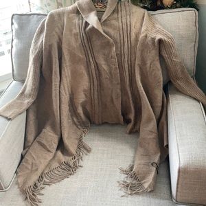 Mongol Textile 100% cashmere cardigan long